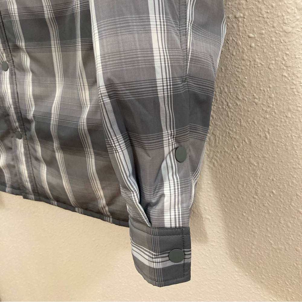 COS Gray Shirt Jacket Plaid Light  Men's size M - Picture 6 of 15